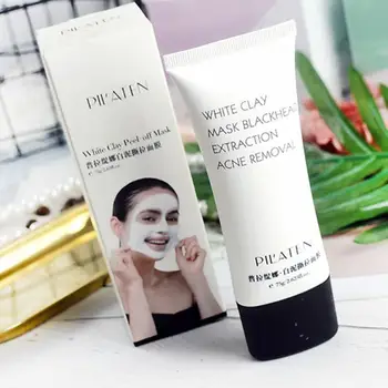 

75g White Clay Mask Blackhead Remover Face Mask Deep Cleansing The Blackhead Acne Treatments Mask T Zone Care Face Care