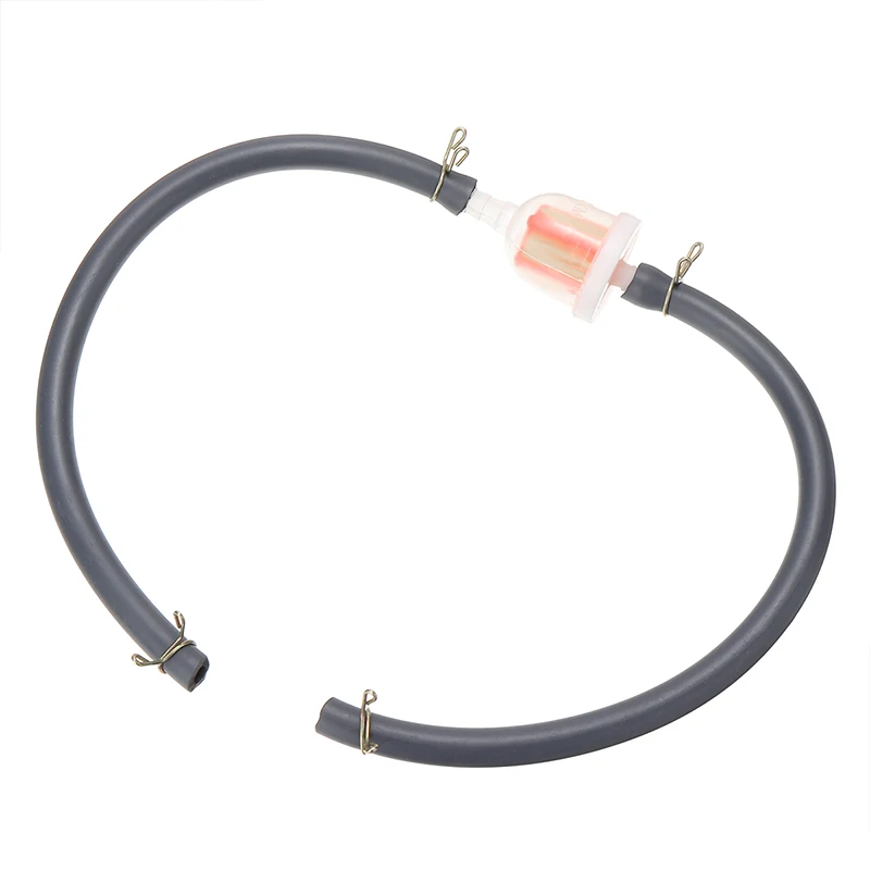 Universal 1pc ATV Dirt Pocket Bike Quad Scooter Fuel Gas 37cm Hose Clips Mini Inline MOTO 47/49CC