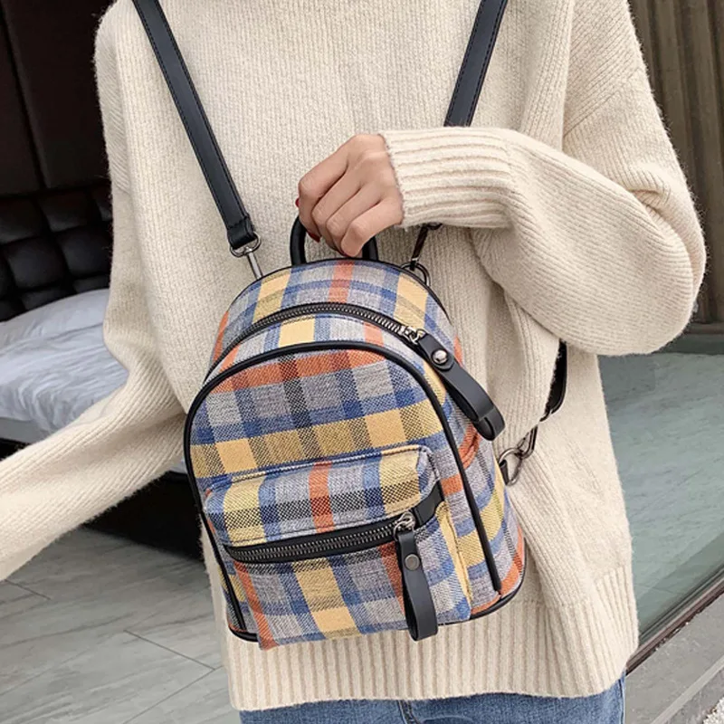 

Fashion Pattern Casual Women's Small Double Back Nylon Trend Backpack Online Celebrity New Style Mini Versatile Multi-Purpose Ba
