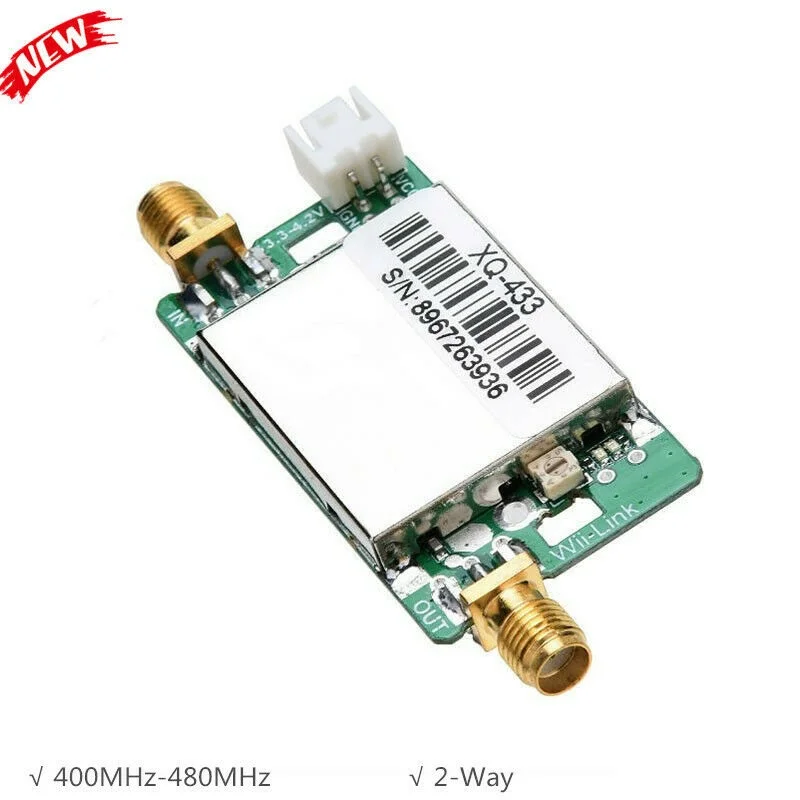 

433MHz Lora Signal Booster Amplifier Two-Way Signal Amplifier 420MHz-480MHz Detector Lora Module