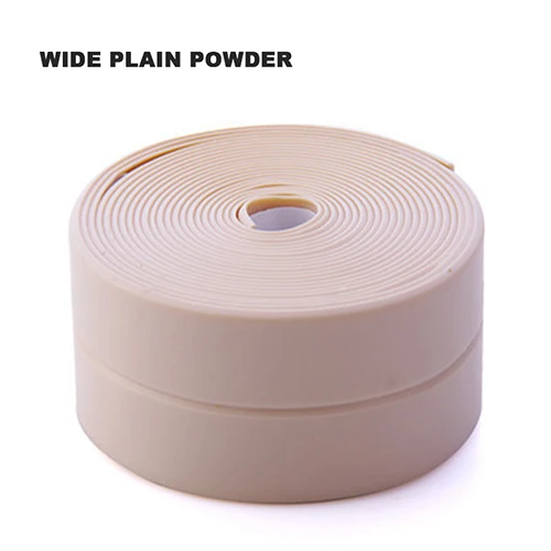 3.8CMx3.2M Kitchen Sink PVC Mmaterial Waterproof Mildew Strong Self-adhesive Transparent Tape Bathroom Toilet Crevice Strip Water Seal 3.2M - Цвет: 3.8CMx3.2M
