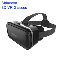 Shinecon 3D очки виртуальной реальности 3D очки коробка стерео 3D очки виртуальной реальности картонная гарнитура шлем для iPhone Android смартфон