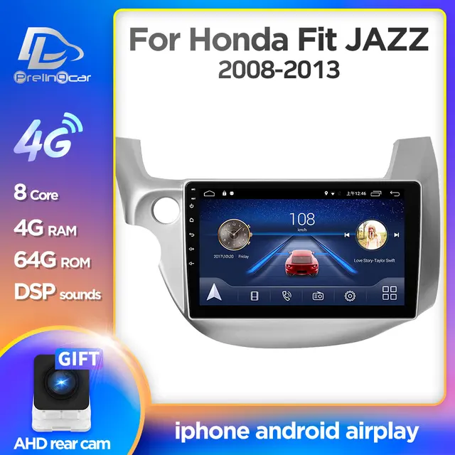 $US $118.40 4G Lte Android 9.0 multimedia navigation system For Honda Fit JAZZ 2008-2013 years car dvd player p