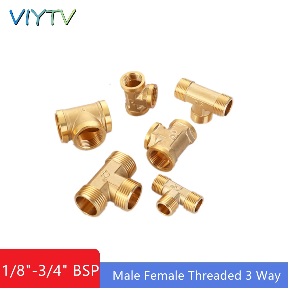 Медная труба Водостоки фитинг 1/8 &quot1/4&quot 3/8 &quot1/2&quot 3/4 &quotBSP Мужской Женский