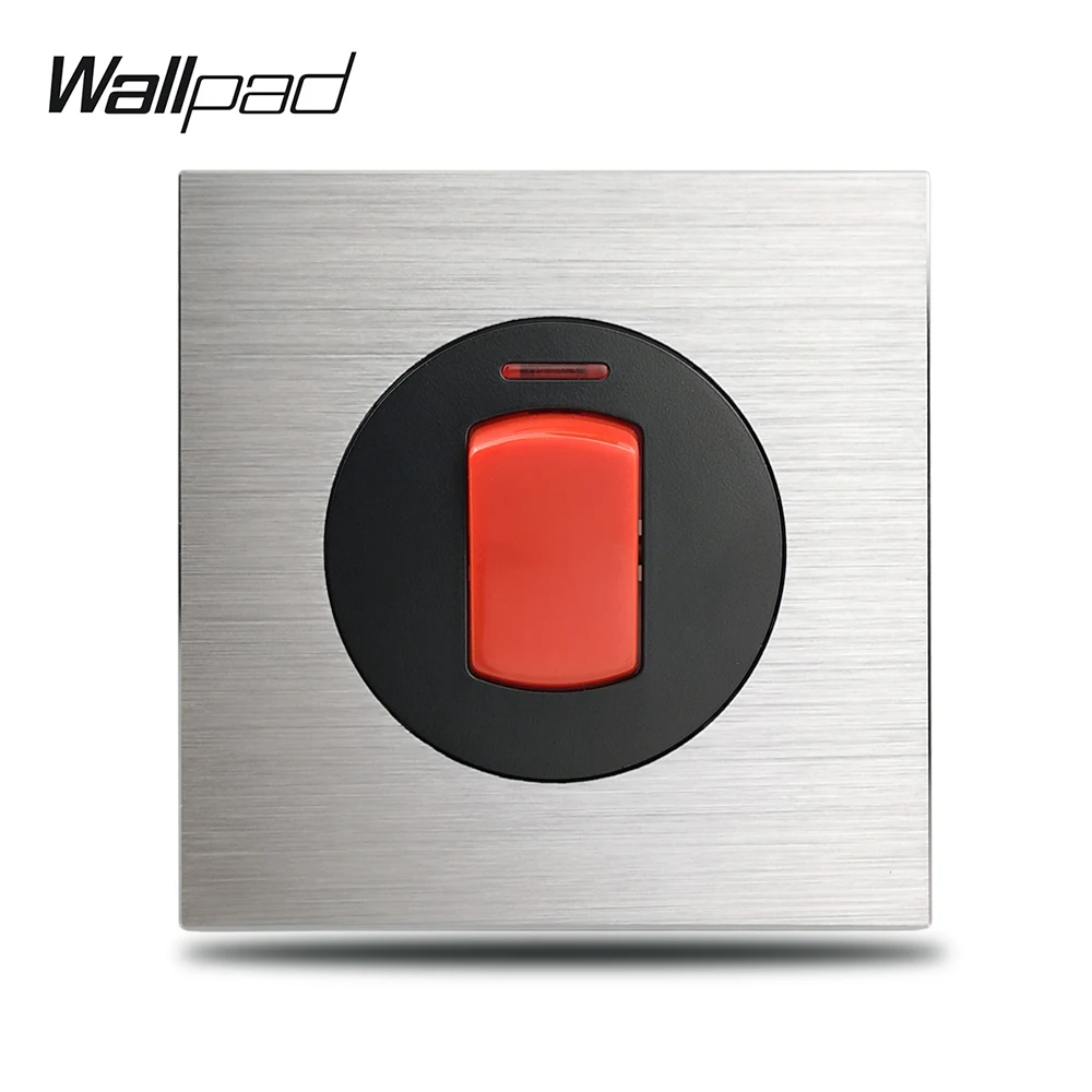 Переключатель для двухполюсной плиты Wallpad серый L6 переключатель нагревателя