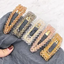 2/4 шт., заколки для волос карамельного цвета, набор кристаллов для девочек и женщин, Arcylic заколка для волос, заколка для волос, модные аксессуары для укладки волос