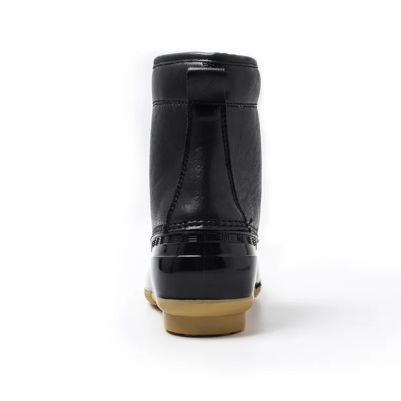 2021 Women's Snow Boots Women's Winter Plush Plush Lace-up Boots  Women's Flat-bottomed Large Size Shoes Warm Boots PU Leathe