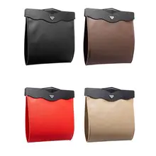 Портативная Автомобильная подвесная сумка для хранения, автомобильная мусорная корзина, автомобильная мусорная корзина, складная подвесная Автомобильная интерьерная сумка для мусора