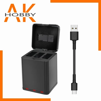 

SD Card Slots Battery Charger With Charging Storage Case For DJI Tello Flight Battery Accessories