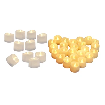 

12 Sets of Timing Candle Light Christmas Electronic Candle Light Home Wedding Decoration Atmosphere