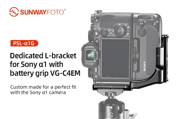 SUNWAYFOTO PSL-A1G L Bracket for Sony a1 with Vattery Grip VG-C4EM