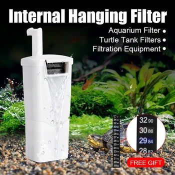 

Senzeal Aquarium Built-In Low Water Level Filter Waterfall Filter Turtle Fish Tank Internal Water Filte Pump 3W 240L/H EU 220V