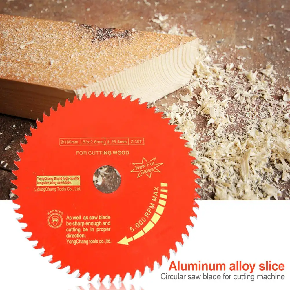 

Woodworking Cutting Tool Saw Blade Aluminium Alloy 30/40 Teeth Sharp Durable Anti-Stamping Tipped Wood Cutting Disc 20mm