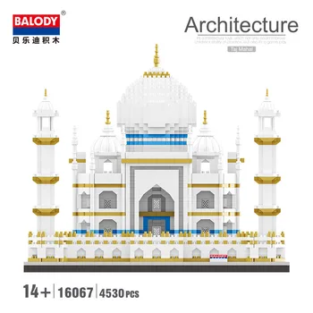 

4530pcs Creator Mini Blocks World Famous Architecture Diamond Architecture Taj Mahal Model Building Block gift for kids