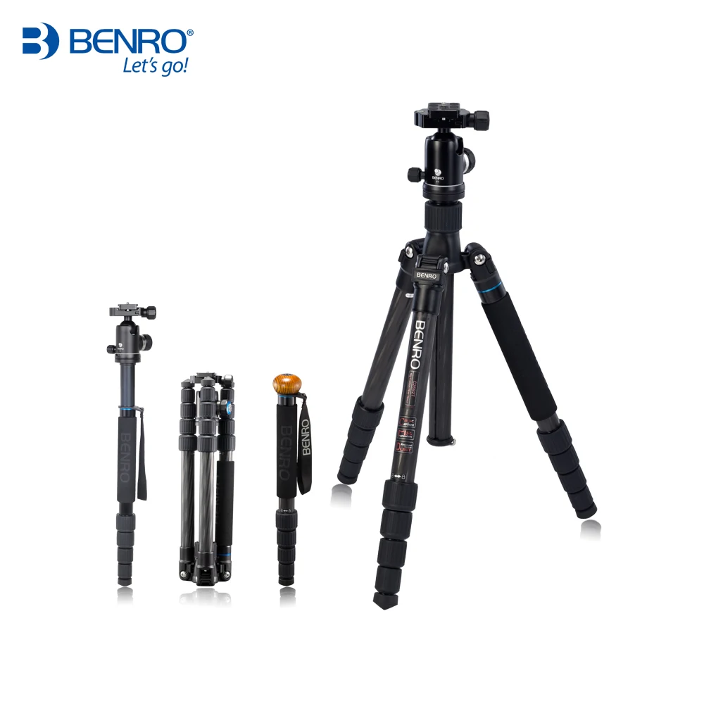 Штатив Benro C2292TV1 углеродное волокно Гибкая подставка для камеры монопод DSLR с