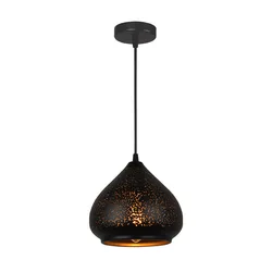Lampe LED suspendue Vintage en forme de Cage, design nordique poreux, abat jour en fer, idéal pour un Loft, un Bar ou un Restaurant, E27 