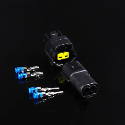 5/10/20/50/100sets/lot 2 Pin/Way 1.8 Series Econoseal Connector Intake Air Temp Sensor Plug For Mazda RX7 FD 174354-2 174352-2 | Автомобили