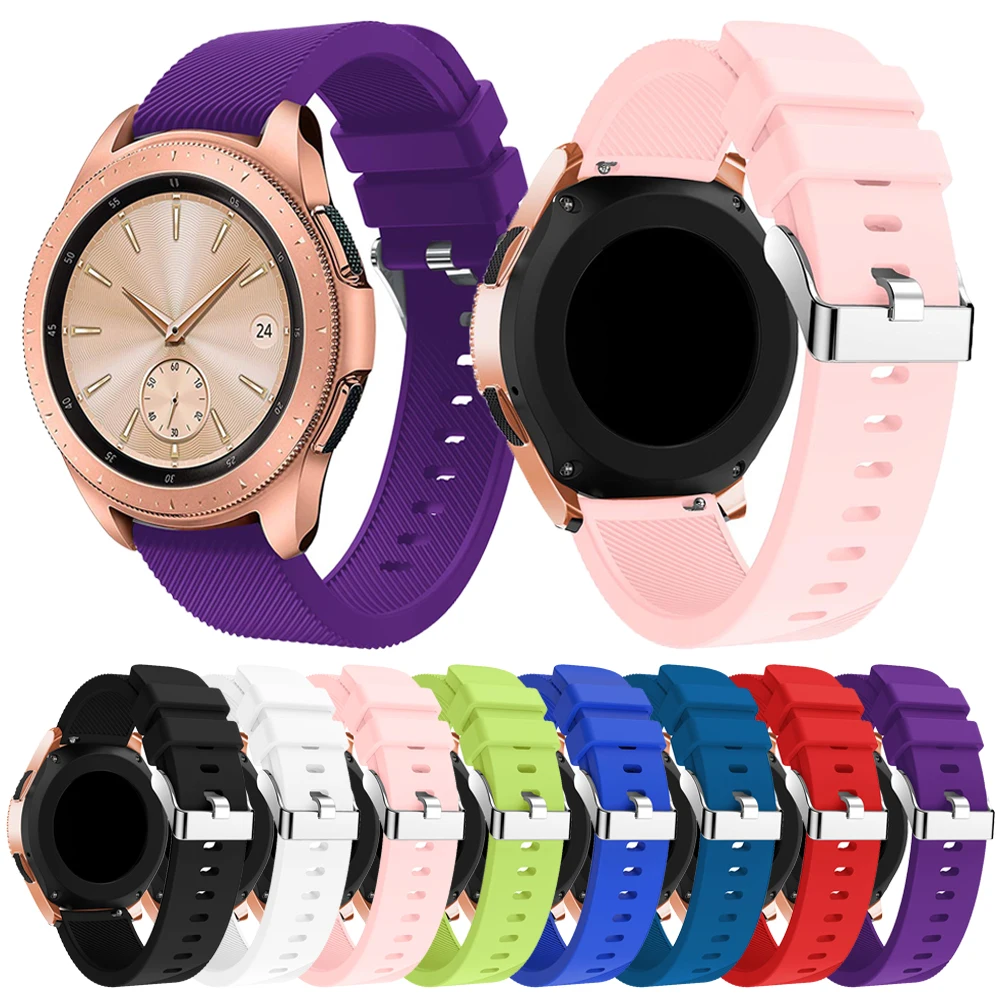 

20MM Soft Silicone Straps For Samsung Galaxy Watch 3 41mm Smart Watchband for Samsung Galaxy Watch 42mm Sport Gear S2 Bracelet
