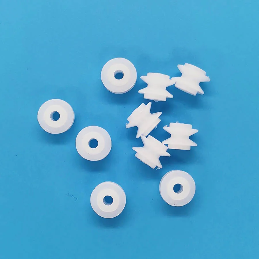 72A Plastic Pulley Diameter 7mm Tight for Hole 2mm Motor Wheel Model ...