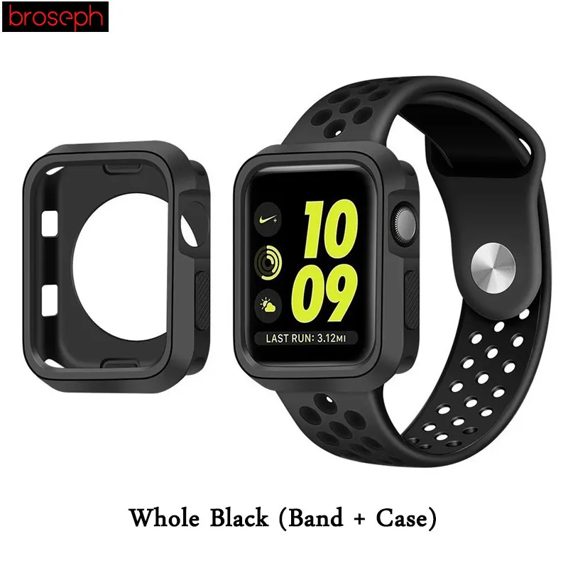 Watch Protector Bumper for Apple watch 4 Case 40mm 44mm Silicone Watch ...