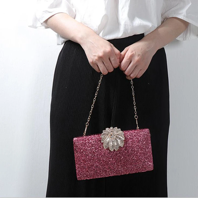 Bags Clutches Mango Clutch black-pink elegant 