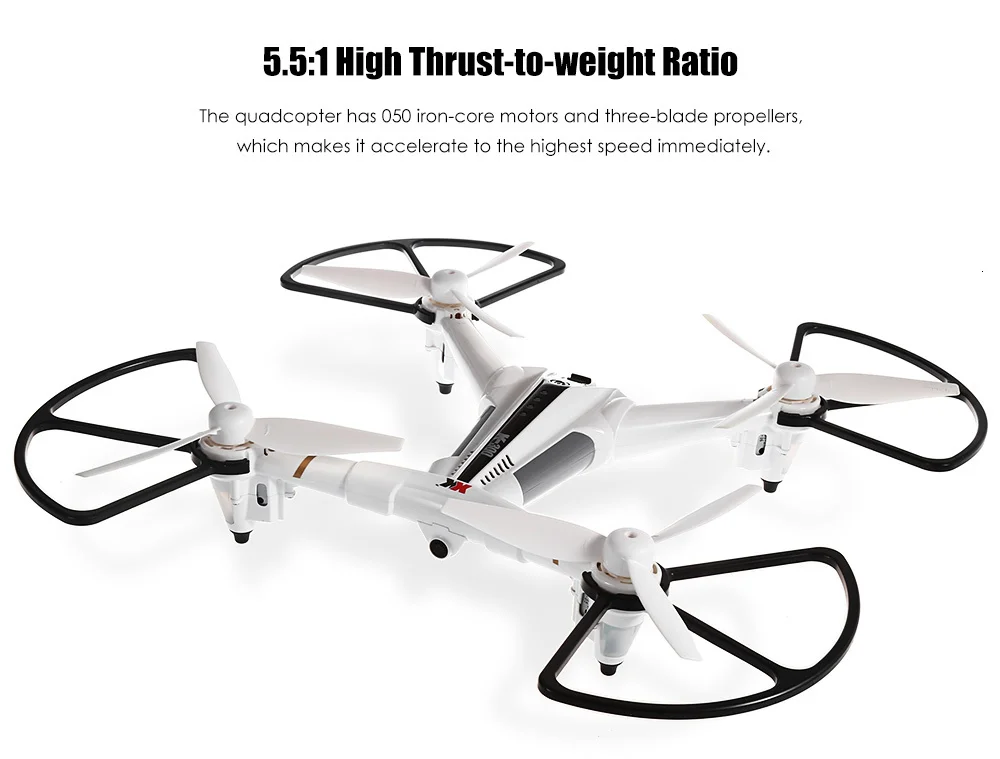 Дрон XK X300-F RTF 5,8G FPV 720P HD 2,4 GHz 8CH 6-axis Gyro оптическое позиционирование потока воздушный пресс удержание высоты