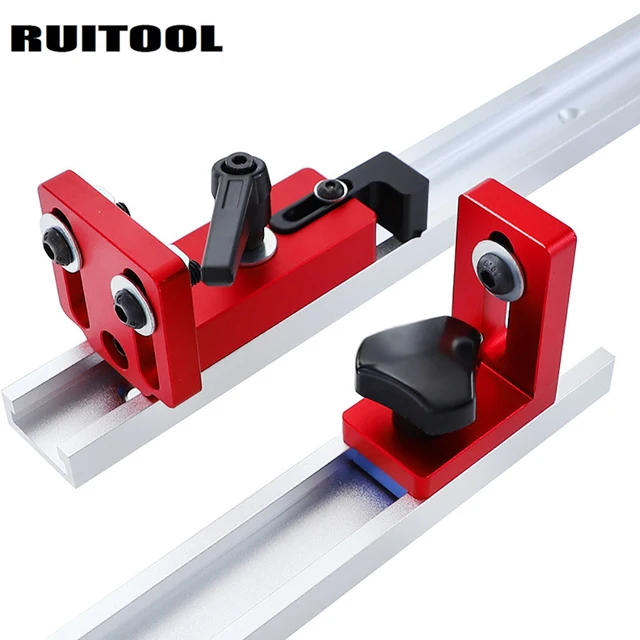 $US $13.71  Red Woodworker Machinery Part Module Slot Miter Connector For 45 T-Tracks Slot Connectors V-slot Co