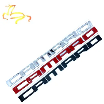 

Car Side Wing Fender Emblem CAMARO Letters Badge Body 3D Sticker Auto Door Rear Trunk Decal Flag For Chevrolet Chevy SS ZL1 Z28