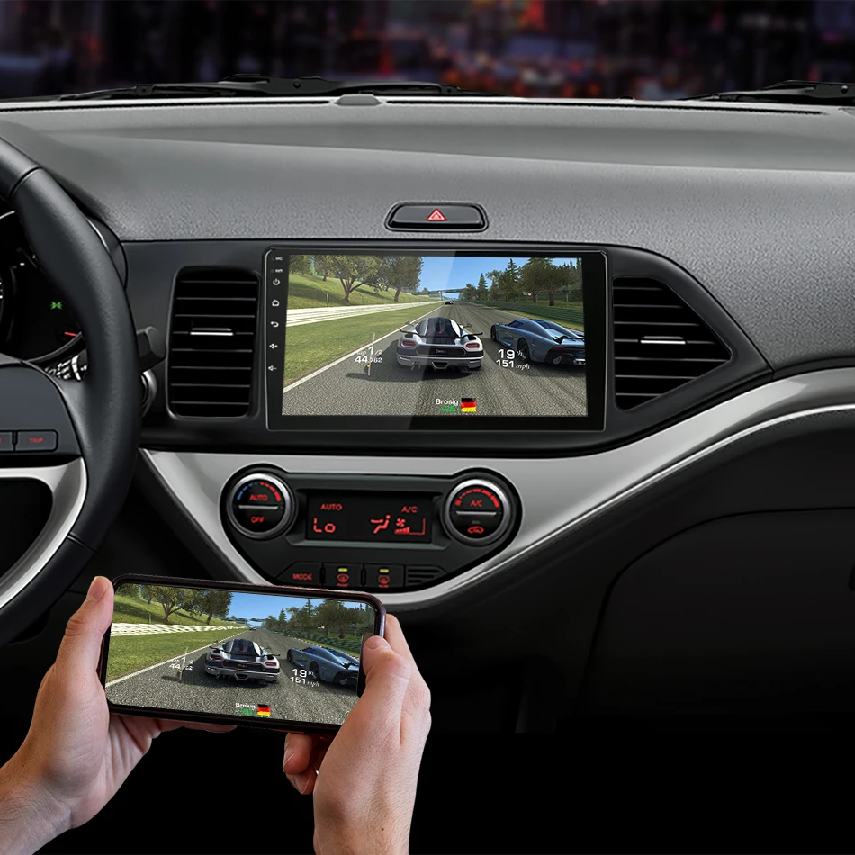 Flash Deal Android 8.1 2G+32G 9" 2Din Car Radio Multimedia Video Player For 2011-2015 KIA PICANTO Morning GPS Navigation Head Unit RDS DSP 10