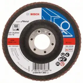 Лепестковый шлифкруг X551 Expert for Metal для домашнего инструмента Bosch (2 608 607 350) Оригинал