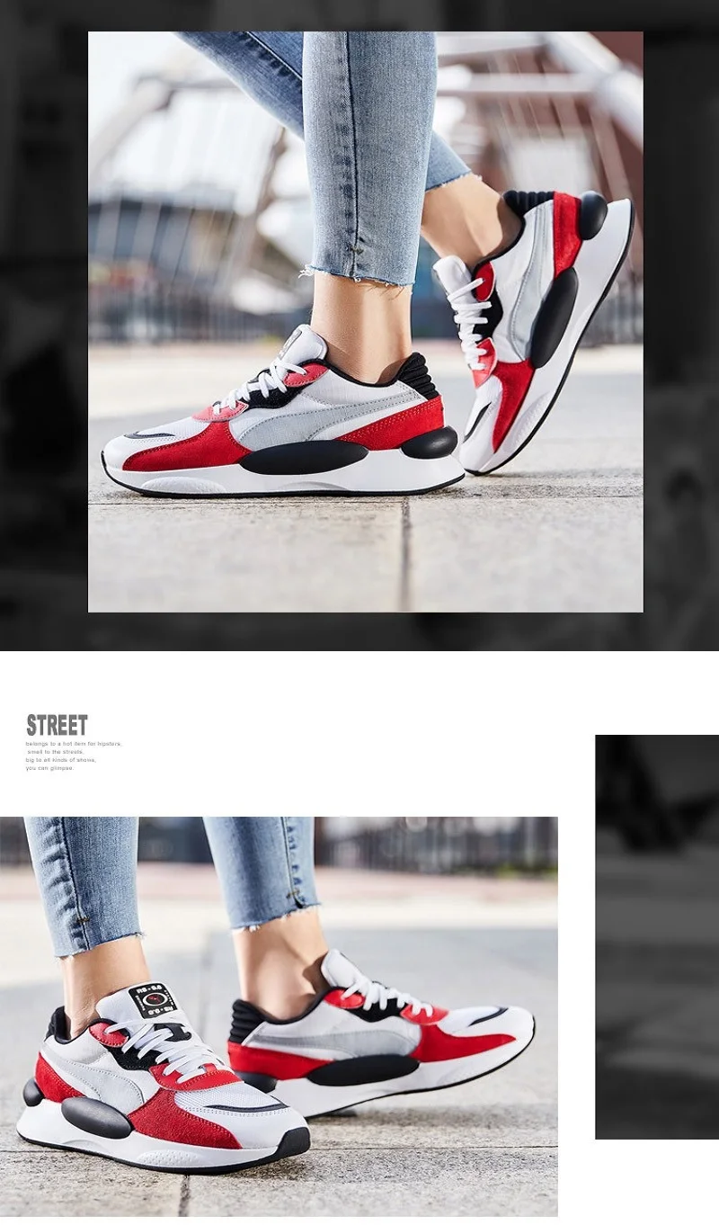 И аутентичный PUMA RS 9,8 пространство кроссовки унисекс Повседневная обувь в стиле ретро; дышащая обувь на весну Новые поступления 37023001