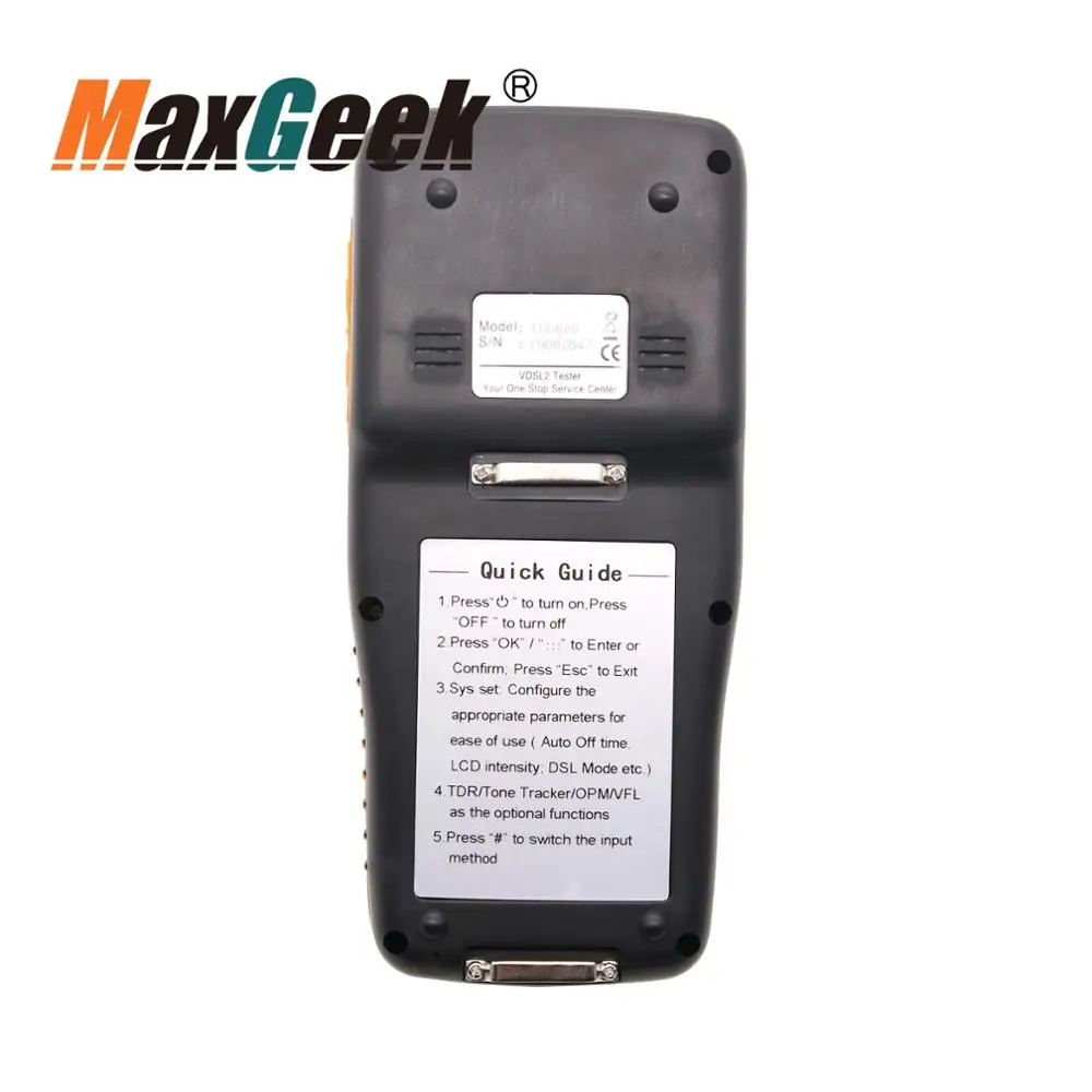 Maxgeek TM 600 2020 версия VDSL VDSL2 для линия xDSL инструменты тестирования и обслуживания ADSL