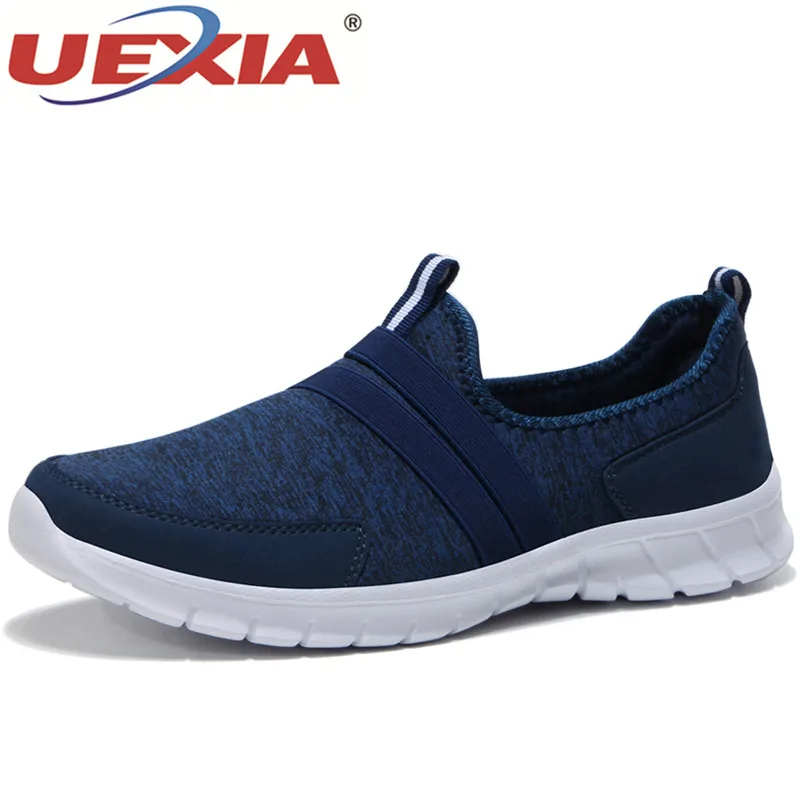 

UEXIA Summer Unisex Couple Sneakers Men Casual Shoes Air Mesh Shoes For Men's Loafers Fashion Sneakers Mens Trainers Size 36-47