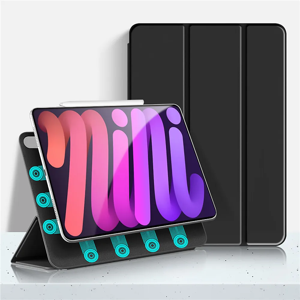 Sleek Tri-Fold Magnetic PU Leather Tablet Case