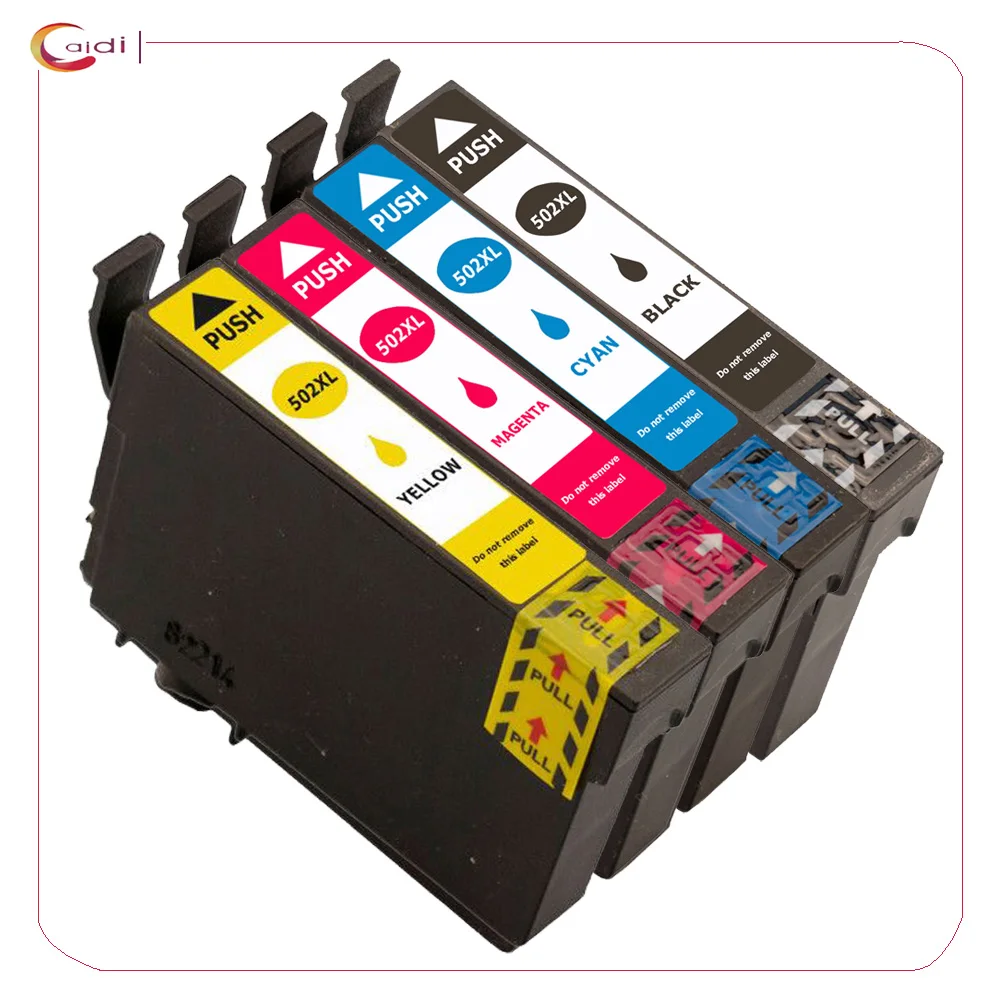 Для Epson T502 XL чернила совместимы с Epson Expression Home XP-5105 XP-5100 рабочая сила WF-2860DWF WF-2865DWF 2865D печать - Цвет: 4PK