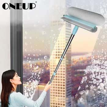 

ONEUP Cleaning Brush Multifunction Glass Wiper With Water Box Long handle Window Scraper Car Windows Washing Home Cleaning Tools