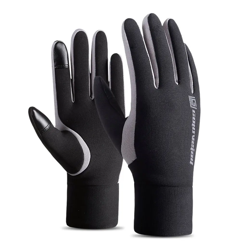 

Touch Screen Winter Warm Fleece Lined Thermal Gloves Waterproof Wind Proof Outdoor Sports Gloves For Riding Skiing