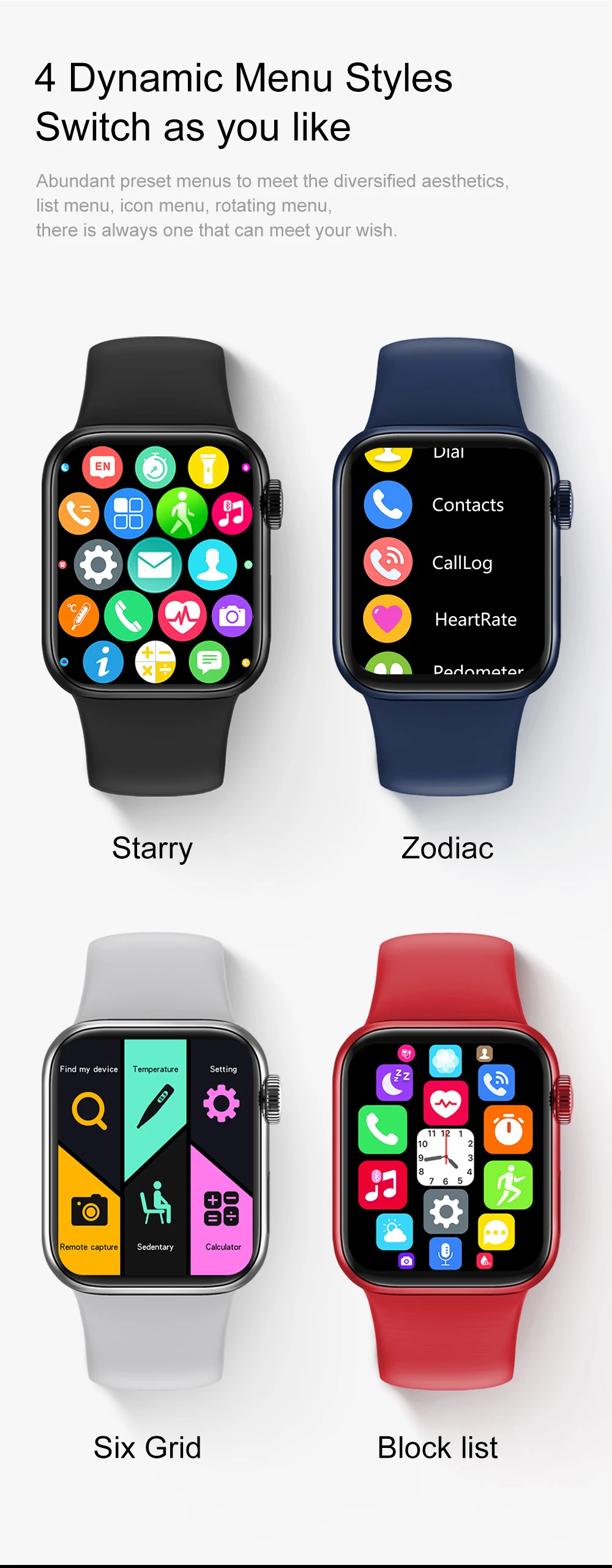 IWO I7 Mini Smart Watch 41mm Series 7 Music Bluetooth Call DIY Dials Mini Games Heart Rate Smartwatch Men Women For Android IOS