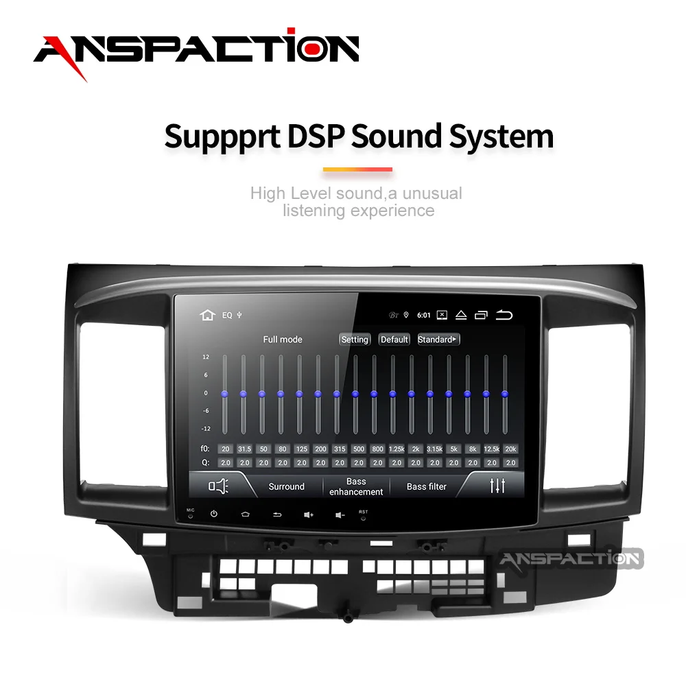 Discount PX30 Android 9.0 Car DVD for MITSUBISHI LANCER 10.1 inch 2 DIN 3G/4G GPS radio video player with Capacitive 2007-2018 2