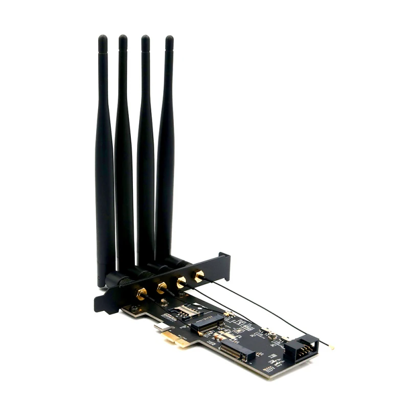 

NGFF M.2 M2 Key B and Key a To PCIe 1X Adapter 3G/4G and WiFi Card Adpater PCI-E for Desktop