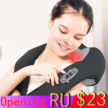 

Electrical Neck Massager U Shape Shiatsu Massage Shoulder Multifunctional Infrared Heating Relieve Neck Pain Car/Home Massager