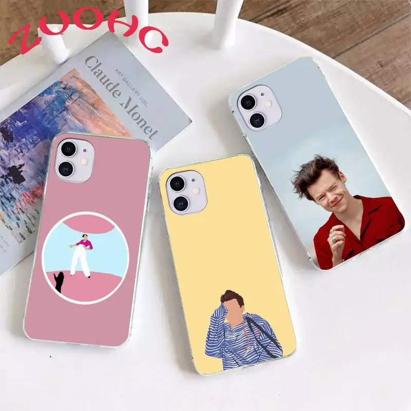 

harry styles Phone Case transparent for iphone 11 12 Pro Max Xr X 7 8 PLUS Xs SE 2020 Cover
