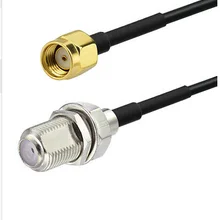 Superbat RP SMA «мама» для адаптера К переходнику F Jack pigtail кабель RG174 30 см для беспроводной