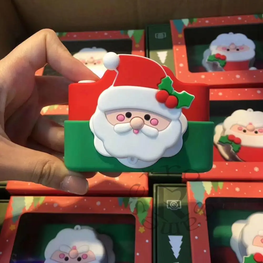 Mini Children Wifi Digital Camera 24MP Kid Cartoon Santa Claus Educational Toy For Baby Birthday Gift Smart Kids | Электроника
