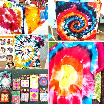 

12 color 300g fabric dye tie dyeing set DIY hand dye used in clothing dye fabric textile craft art clothing material package dye