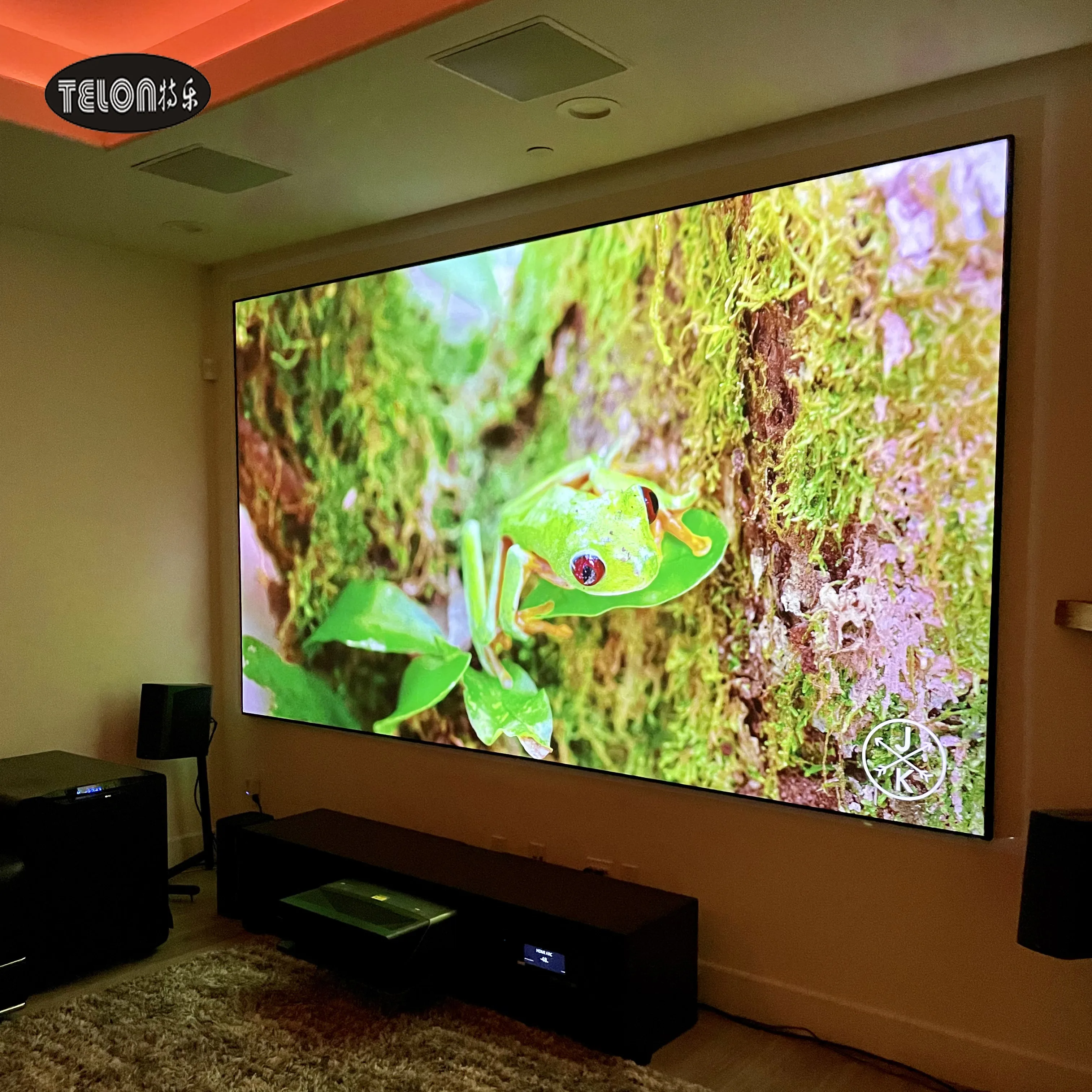 150 inch T Prism UST Laser Projector Screen ambient light rejecting alr