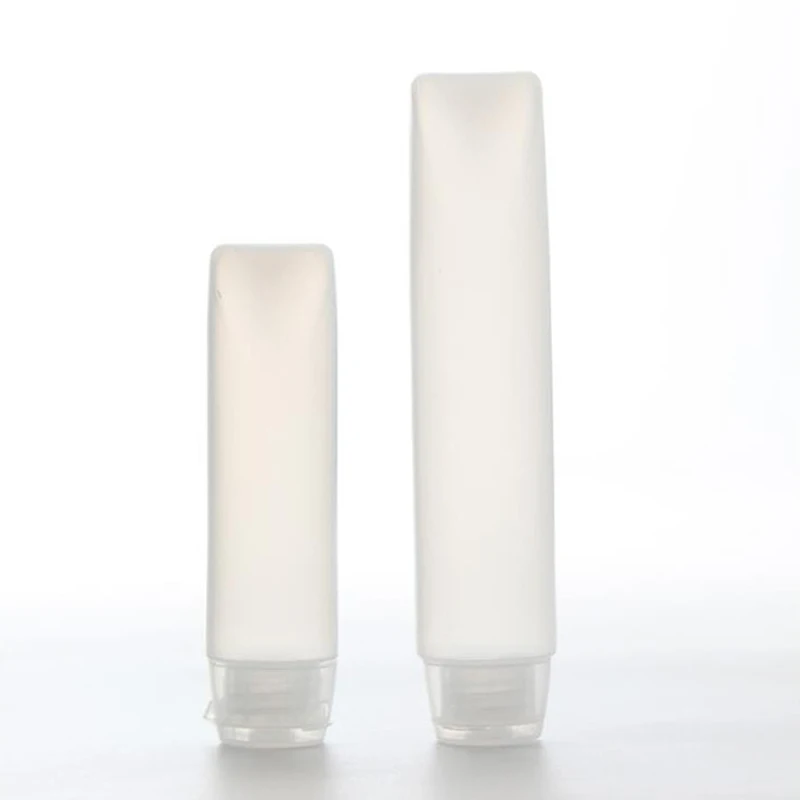 30/50ml New Empty Lip Gloss Tube Balm Sunscreen Cream Clear Cosmetic Container Squeeze Dispensing Bottle  Lotion Sample Bottle