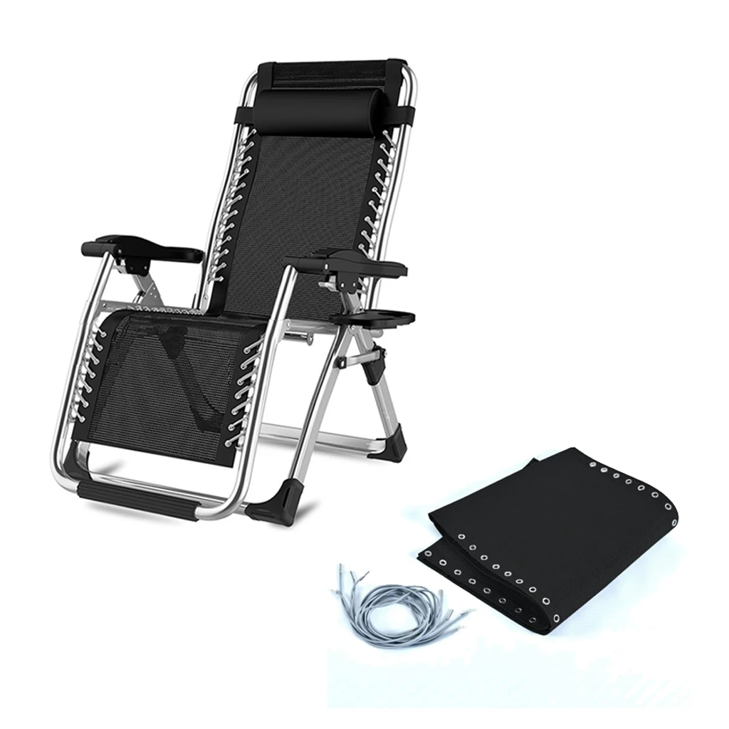 

Replacement Fabric Mesh Beach Leisure Recliner Non-gravity Folding Chair Clothes