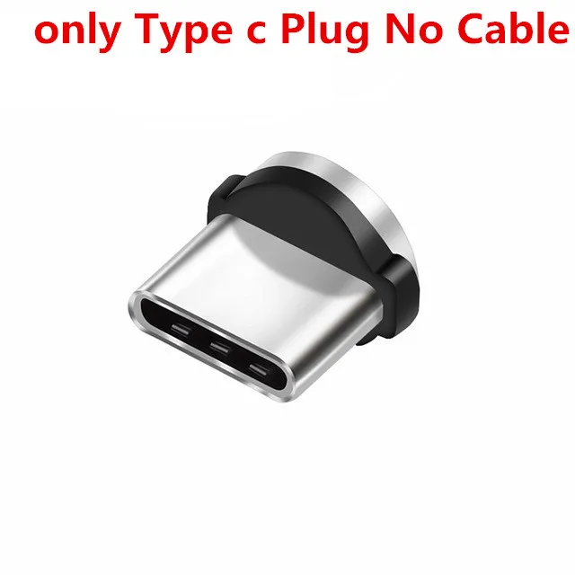 olny type c plug 1 м светодиодный магнитный кабель для iPhone XS MAX XR X huawei p smart plus honor 10i 20 i mate 10 20 lite быстрое зарядное устройство - Цвет: olny type c plug