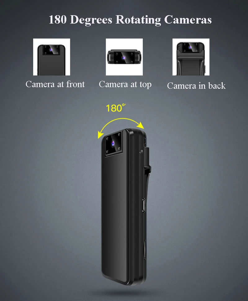wifi мини камера HD 1080P ночного видения Видео Запись голоса Ручка обнаружения движения Встречи полиции ручка камера дистанционного управления